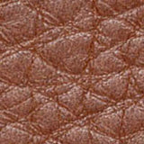 A close up of a brown, premium leather Tradevia Rogue Front Pocket Wallet - Classic Made in Maine Edition.