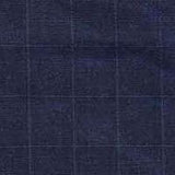 A dark blue waxed canvas fabric with a checkered pattern on the Ellis River Crossbody Bag from Tradevia.