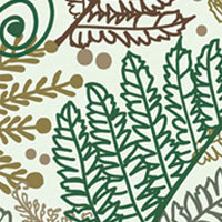 Ferns and leaves on a green background, hinting at the importance of RFID Blocking with Tradevia RFID Blocking Credit Card Sleeves - Fern.