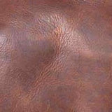 A close-up image of Tradevia' Seal Cove Leather Duffle Bag's imported brown top grain cowhide texture.