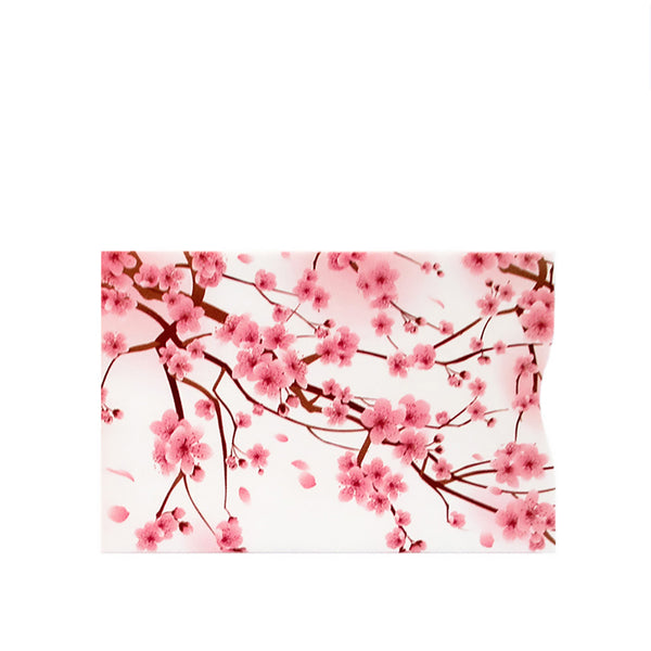 An image of a pink Tradevia RFID Blocking Credit Card Sleeve on a white background, designed for RFID-blocking against skimming attacks.