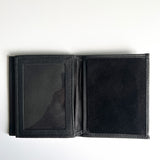 A premium Tradevia Leather Badge Holder Wallet, designed as a badge holder for first responders, on a white surface.