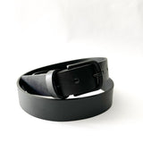 A handcrafted Chamberlain Leather Belt - 1.25" Wide from Tradevia on a white background.