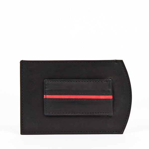 Money Clip Wallet, Red Line