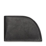 A black premium cowhide Baxter Belt and Made in Maine Rogue Wallet Bundle with stitching.