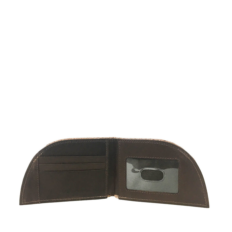 Tradevia Salmon Leather Wallet Interior