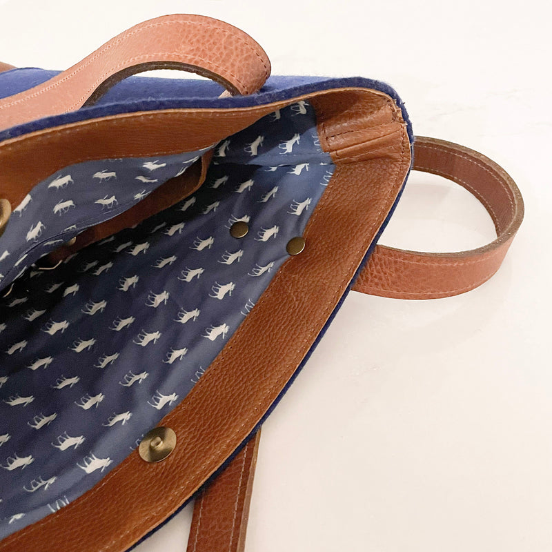 Sheepscot Felt Wool Tote Bag