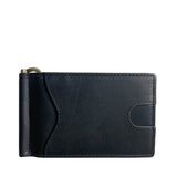 A Tradevia Minimalist Wallet with Money Clip with a zipper.